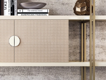 ROBERTO BARNINI - Open sectional honeycomb bookcase by Barnini Oseo - view 3